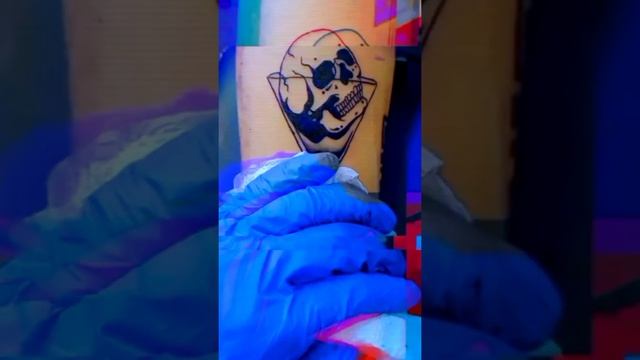 Skull Drink Tattoo | Paramanent Tattoo