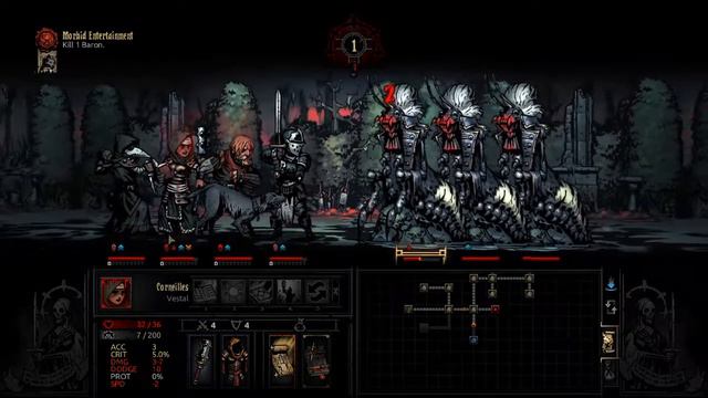 Darkest Dungeon Crimson Court DLC - Part 35 - The Courtyard - Morbid Entertainment - Baron смотреть онлайн