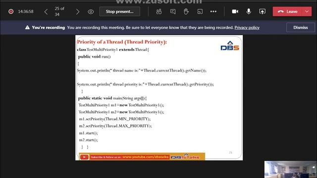 DBS -Creating Multiple Threads , UNIT-4:MULTI THREADING IN JAVA ,CSE II YEAR-1st SEM, JAVA смотреть онлайн