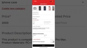 How to create products and variants from app? | RedShop Mobile App