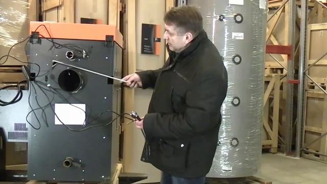 Пеллетный котел OPOP Biopel с управлением через интернет. Полный обзор. смотреть онлайн