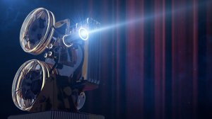 Заставка для поздравлений и слайд-шоу "Кинотеатр". Пример. Монтаж видео на заказ