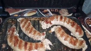 Как приготовить куриные колбаски на электрогриле. Электрогриль kitfort KT1659