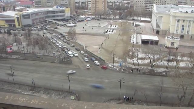 2011год. Напротив ''Муравейника''. Тюмень. Time Lapse.