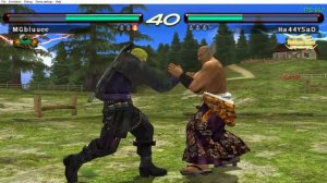 Bryan (MGbluee) vs. Heihachi (Ha44ySaD) Tekken 6 Online Match via Zerotier.