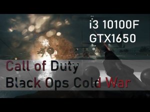 i3 10100F GTX1650 Call of Duty Black Ops Cold War летает на средних