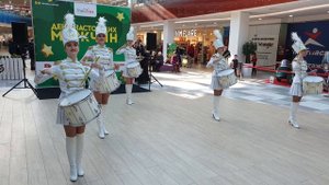 23 февраля, шоу барабанщиц "Катюша"