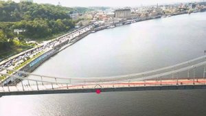 Киев. Пешеходный мост