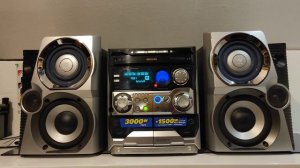 Philips fw c780 bass test! wOOx technology