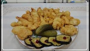 РЫБА В КЛЯРЕ НА ВЗБИТЫХ БЕЛКАХ
