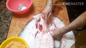 Как разделать морского кота (ската)