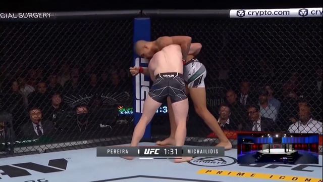 Alex Pereira vs. Andreas Michailidis Full Fight UFC 268 - MMA Fighter