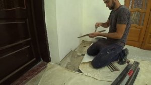 Плинтус из остатков плитки СВОИМИ РУКАМИ