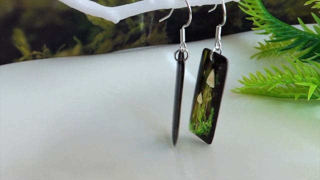 Грибочки серьги прямоугольные смотреть онлайн