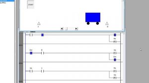 Работа автоматической вагонетки на ПЛК - пример визуализации в CodeSys