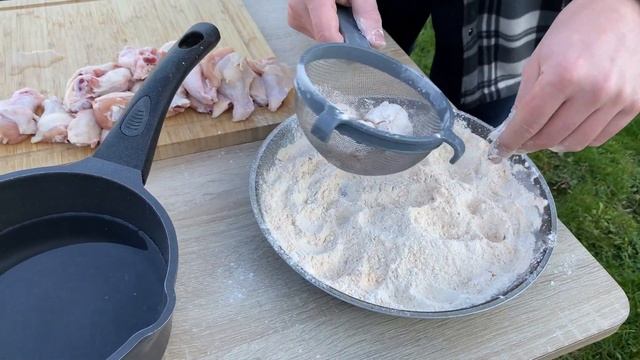 Крылья KFC в казане на костре? Оказывается всё так просто??