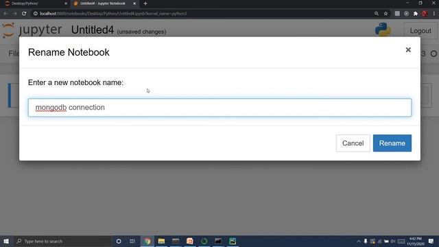 #3 Python MongoDB Connection