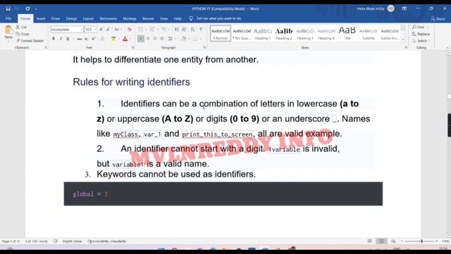 Python- Keywords & Identifiers Explained in Telugu//Python Tutorials For Beginners in Telugu