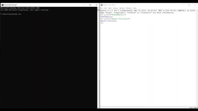 OpenCV Python Tutorial | Installation & Intro | Video - 1