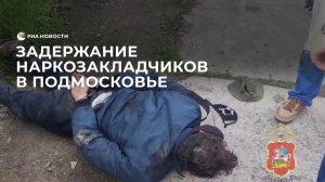 Задержание наркозакладчиков в подмосковном Домодедово