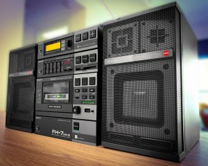 SONY FH-7 Mark III и SONY FH-7MKII  1982 год  Vintage Stereo Cassette Recorder Boombox.