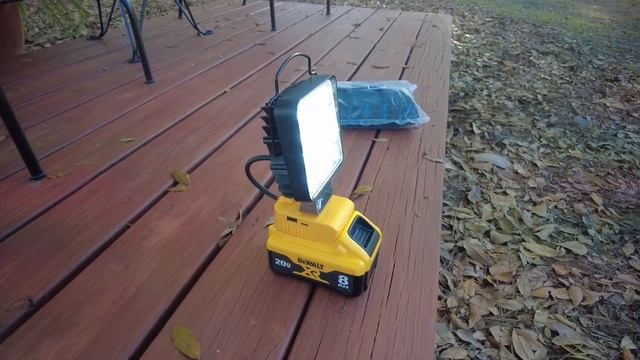 Subscribers Request  DeWALT 20v LED Work Light Review  Last How Long?