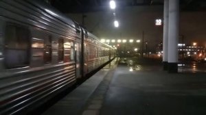 Прибытие скорого поезда №077Я Воркута - СПБ на Ладожский вокзал (Дача Долгорукова)