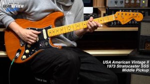 Fender USA American Vintage II 1957 Stratocaster VS 1973 Stratocaster Review (No Talking)