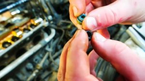 Замена маслосъёмных колпачков на двигателе Вольво хс70