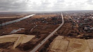 Объездная дорога Волгограда. Строящийся мост через ВДСК