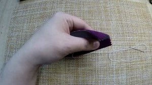 Ручные швы: 1.Крестообразный стежок "козлик" 2 .Крестообразный стежок "козлик" 2 вариант. 4 часть