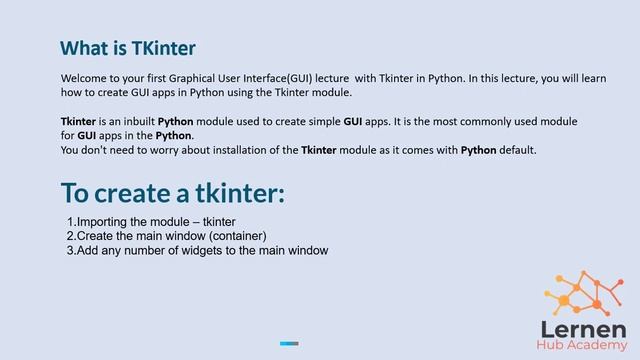 What is tkinter