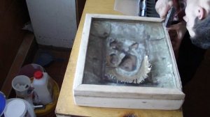 Реставрация рамки иконы своими руками.