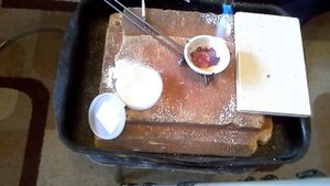 Плавка серебра и попытка отлить столбик  в изложницу.Часть-2.