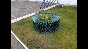 🌷 Красивые идеи для дачи. Ограждения для клумб и цветников своими руками