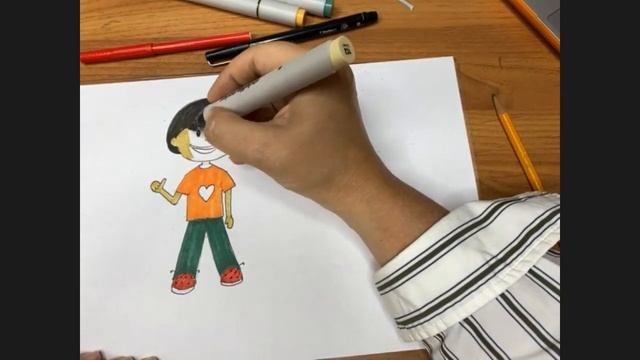 Рисуем веселых мультяшных человечков 6+