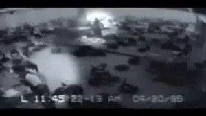Columbine shooting cafeteria footage Harris Klebold
