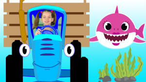 Синий Трактор Акуленок I Baby Shark песенка на русском языке для малышей