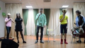 СЦЕНКА СЕМЬЯ СОБИРАЕТСЯ В ГОСТИ СШ№14 г. БРЕСТ День матери