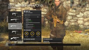 Sniper Elite 4 PC: All 11 Secondary Weapons Mastered Gold Skins!