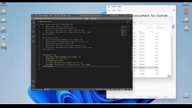 How to Change Localhost to Custom Domain Name Quickly смотреть онлайн
