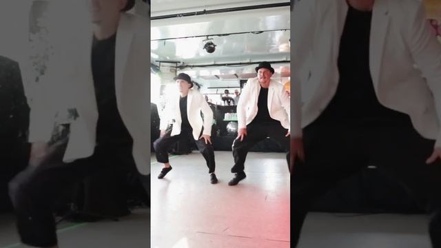 When you enjoy dancing with your bro ?