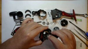 Катушка Shimano 11 Catana 4000RB, задний фрикцион - ТО+апгрейд своими руками (катушка для левши).