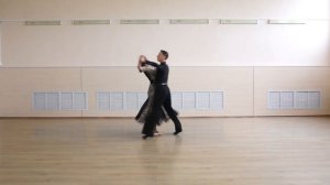 Double Reverse Spin in Slow Fox | Двойной левый спин в Медленном фокстроте