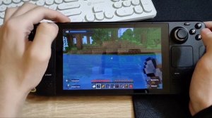 MINECRAFT BEDROCK на STEAM DECK