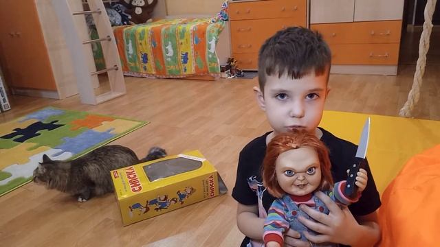 Кукла Чаки. Купили наконец-то. смотреть онлайн