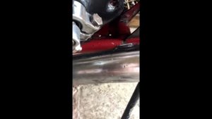 Пайка шва глушителя оловом