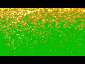 Green Screen Animation HD Yellow Sparkle Free Background Footage Футаж Искры Желтые падают