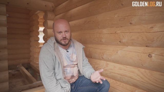 Как мы строим дома Деревянный дом под усадку из оцилиндрованного бревна.