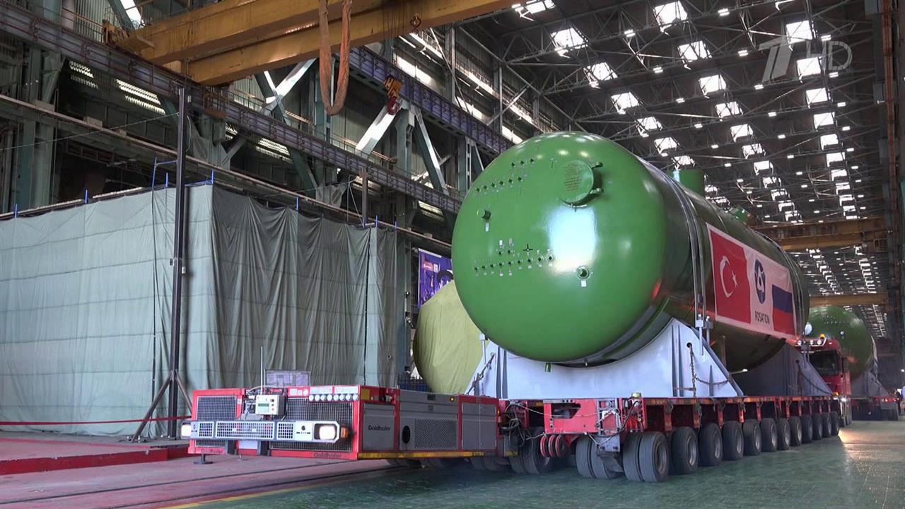 "Росатом" отгрузил комплект парогенераторов для третьего энергоблока АЭС "Аккую" в Турции